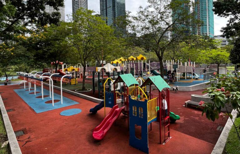 Children's playground area in KLCC Park