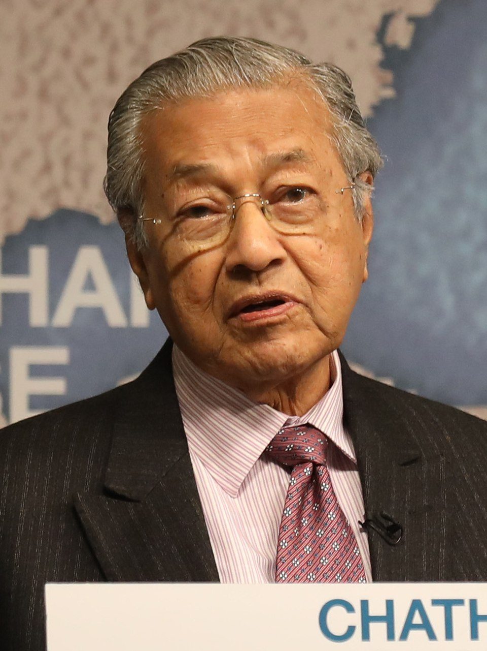 Official portrait of Dr. Mahathir Mohamad